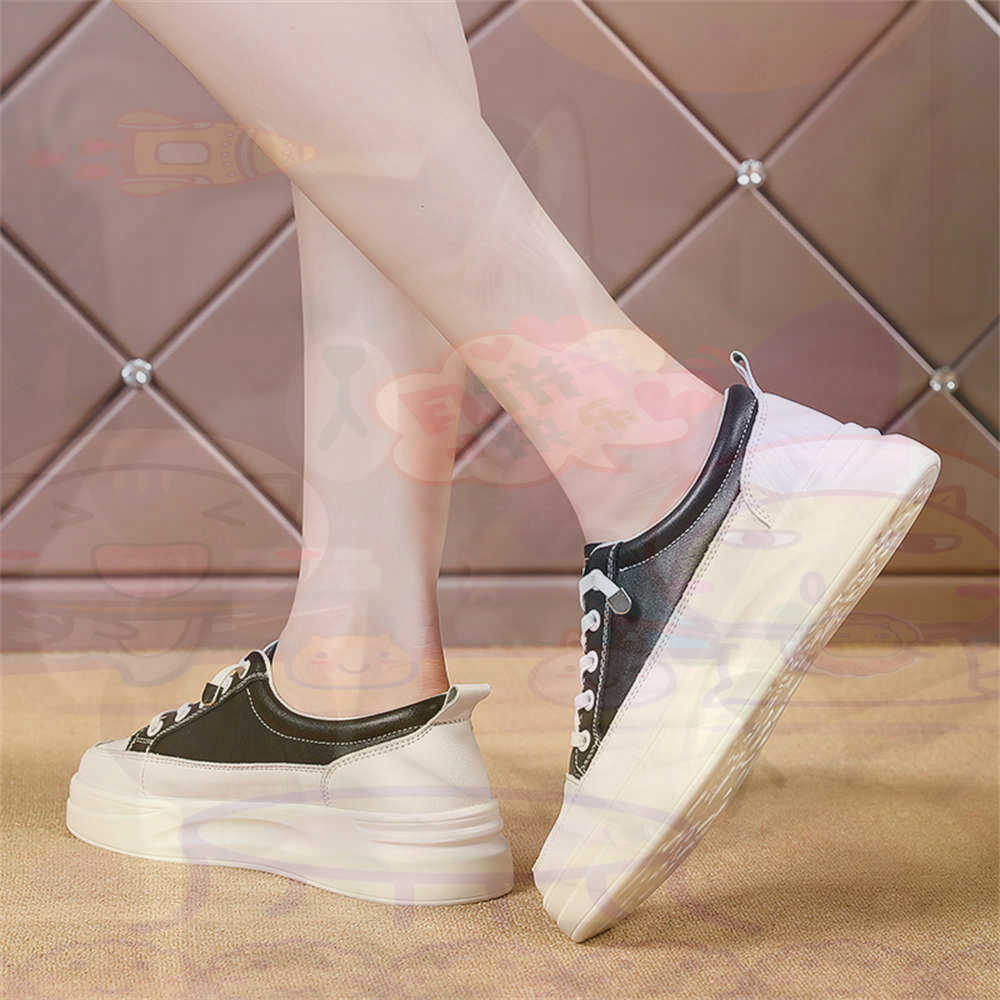 Women Shoes Made In Italy - Lace-up Chunky Loafers Woman Skateboarding Sports