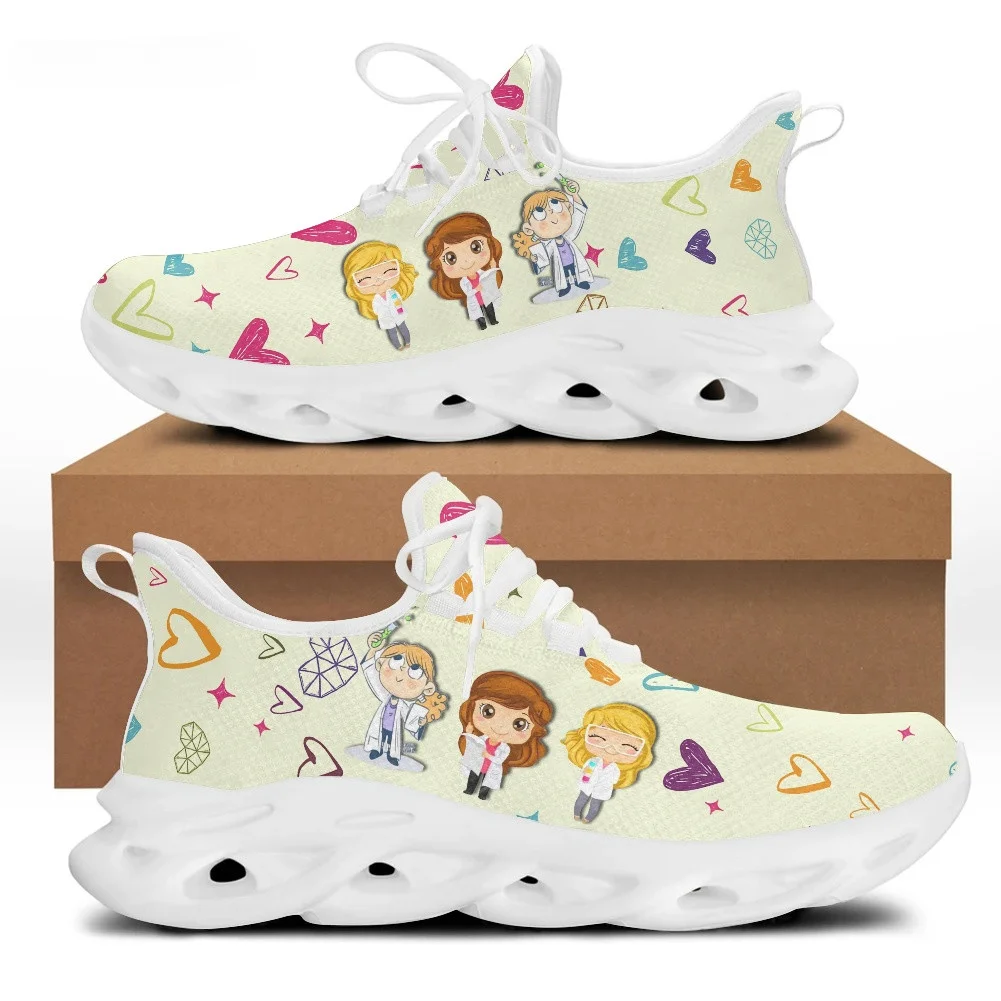 Women'S Shoes Nursing - Cute Cartoon Doctor Nurse Shoes for