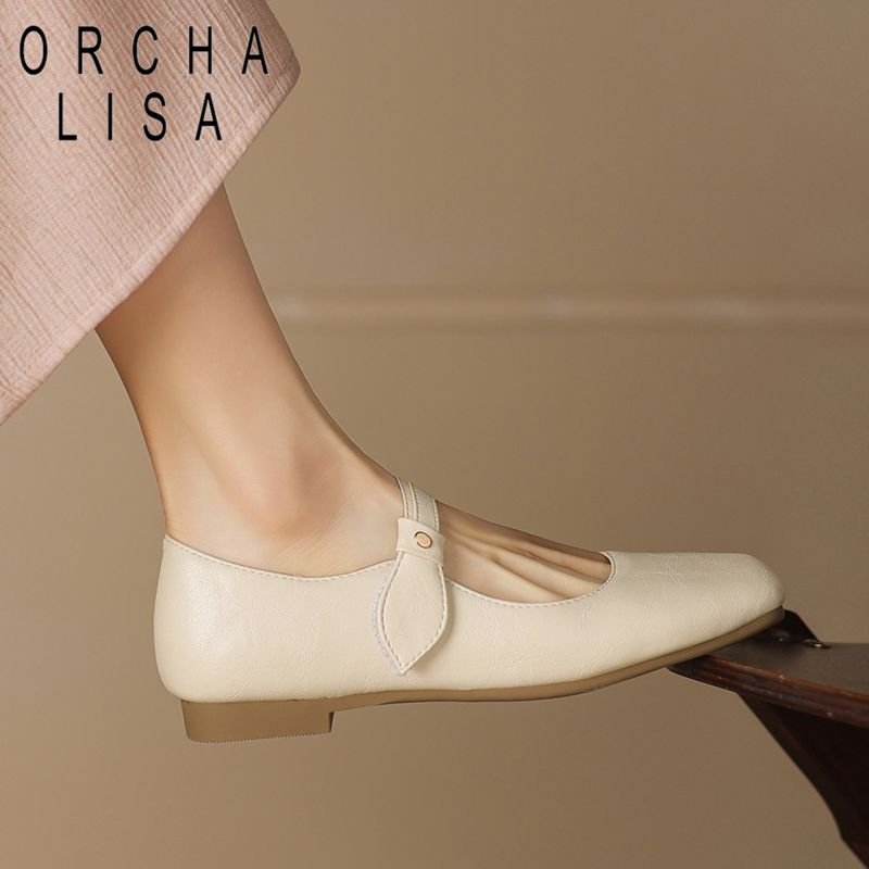 Women'S Shoes Extended Sizes - ORCHA LISA Trendy Womens Ballerina Footwear