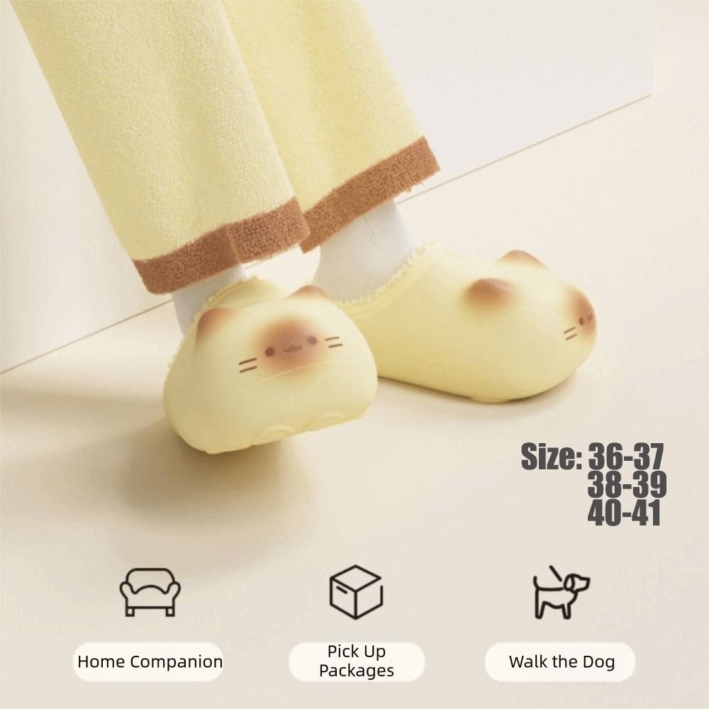 New Waterproof Cat Slippers Bo - Women'S Shoes Water Resistant 评论和价格