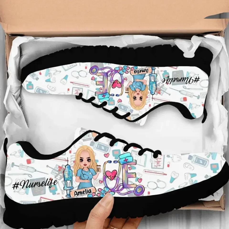 Kawaii Nurse Flat Shoes Women  - Women'S Shoes Nursing 评论和价格