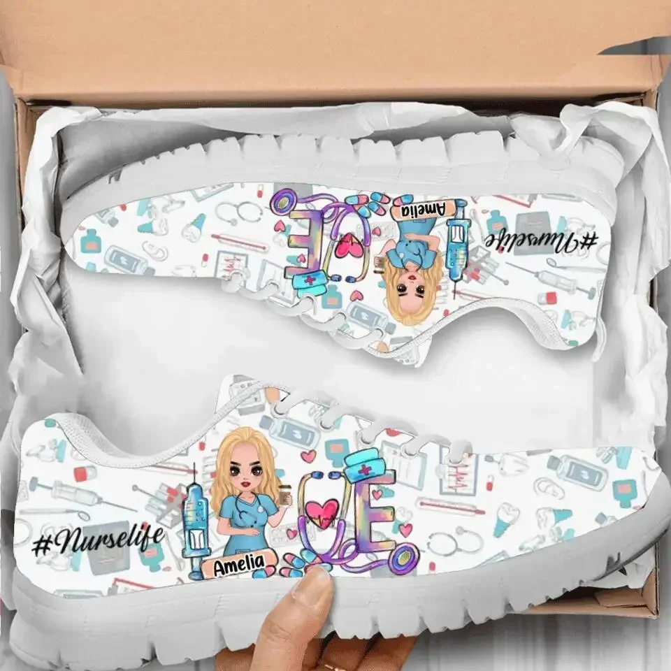 Kawaii Nurse Flat Shoes Women  - Women'S Shoes Nursing 评论和价格