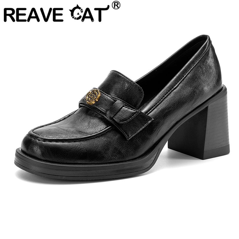 REAVE CAT Black Female Pumps R - Women'S Shoes Extended Sizes 评论和价格