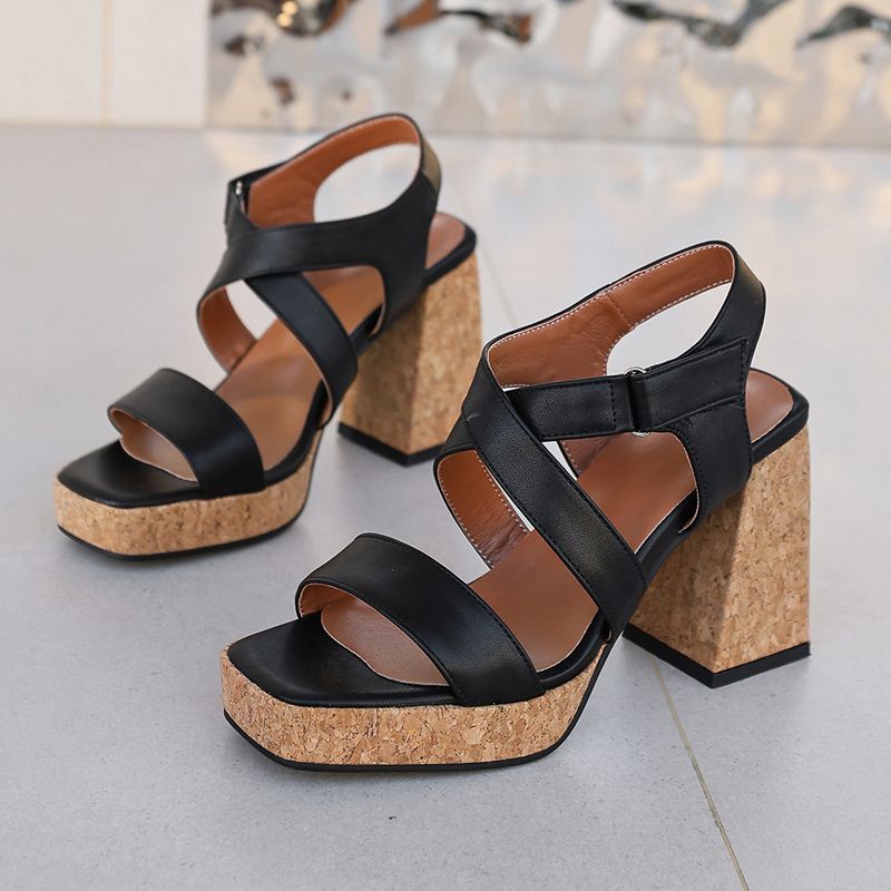 Girseaby Retro Roman Sandals W - Women'S Shoes Extended Sizes 评论和价格