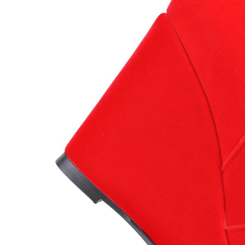 ORCHALISA Glam Red Ladies Ankl - Women'S Shoes Extended Sizes 评论和价格