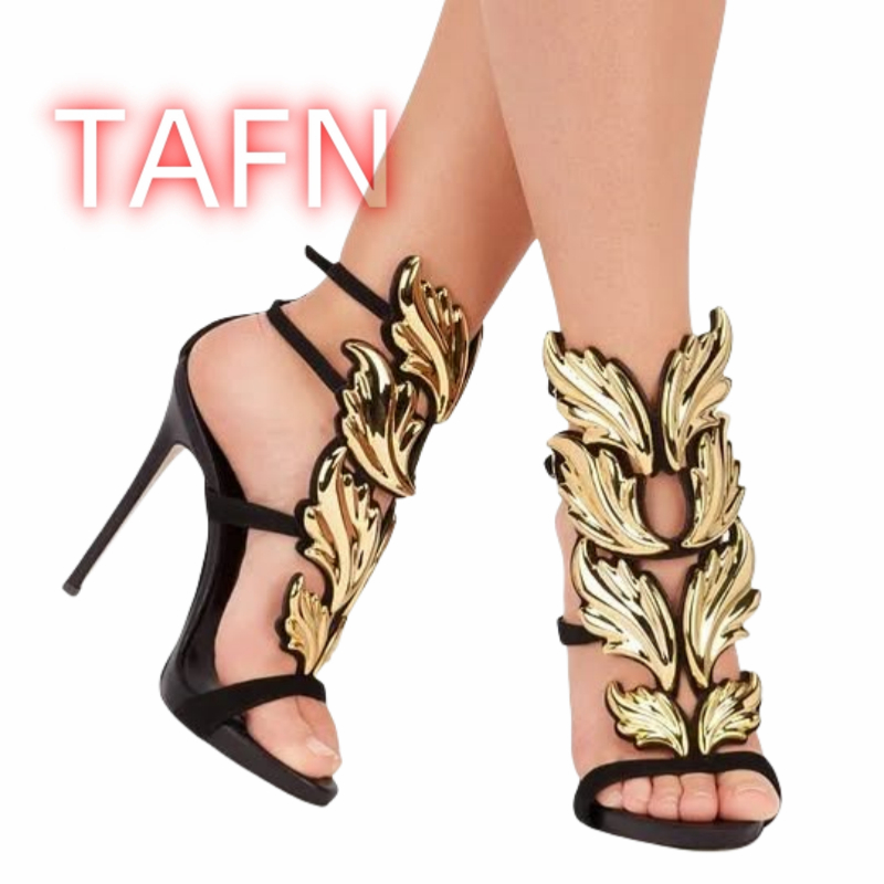 Women Gladiator Sandals Narrow - Leopard Print Heels 评论和价格