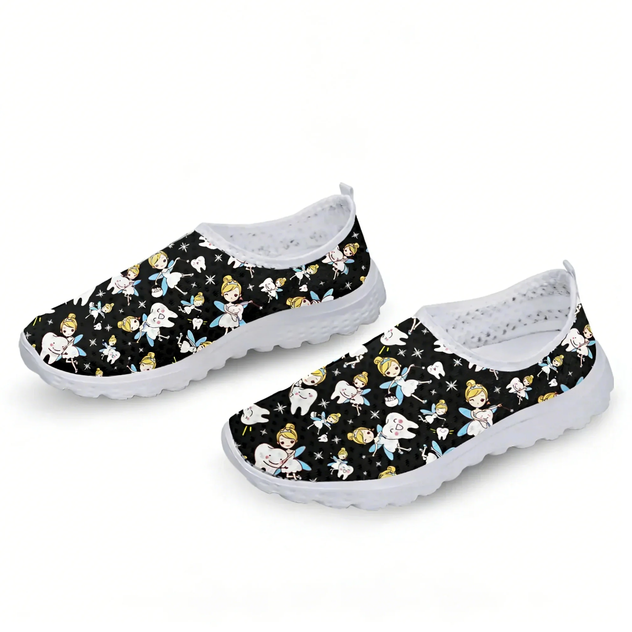 Cute Cartoon Nurse Elf/Teeth M - Women'S Shoes Nursing 评论和价格