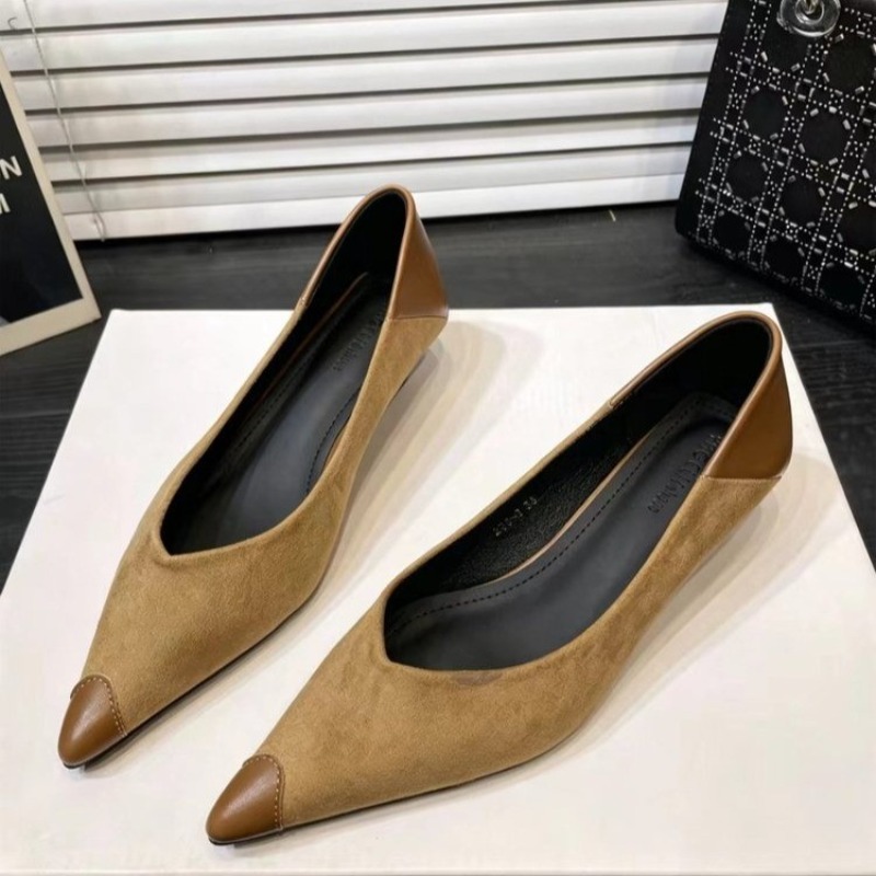 Spliced Thin Heel Single Point - Leopard Print Heels 评论和价格