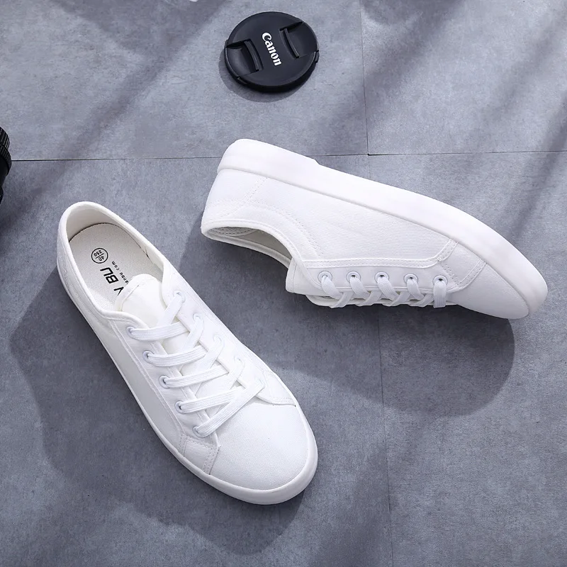 White Couple Canvas Shoes Summ - Women'S Shoes Water Resistant 评论和价格