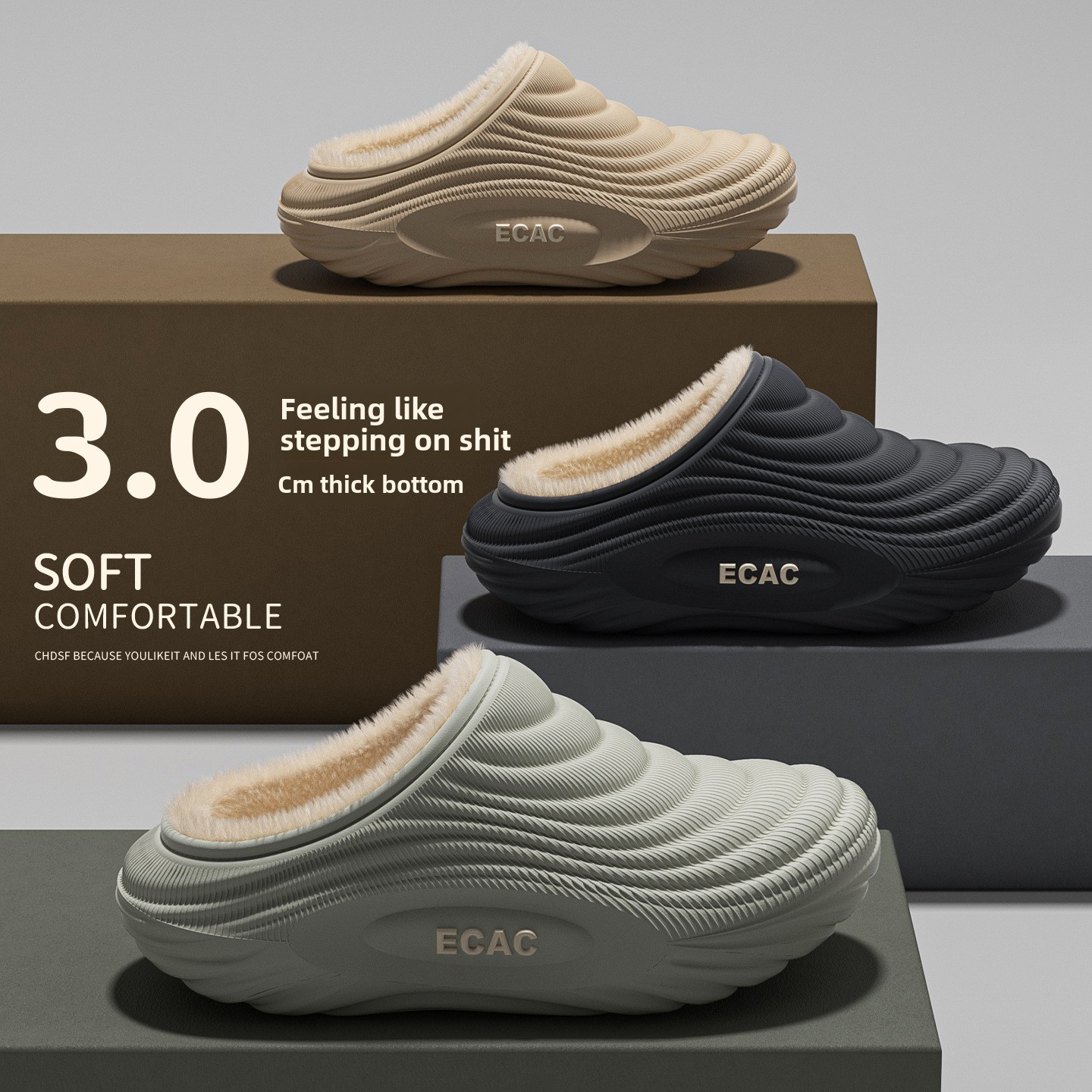 Warm Long Plush Waterproof Eva - Women'S Shoes Water Resistant 评论和价格