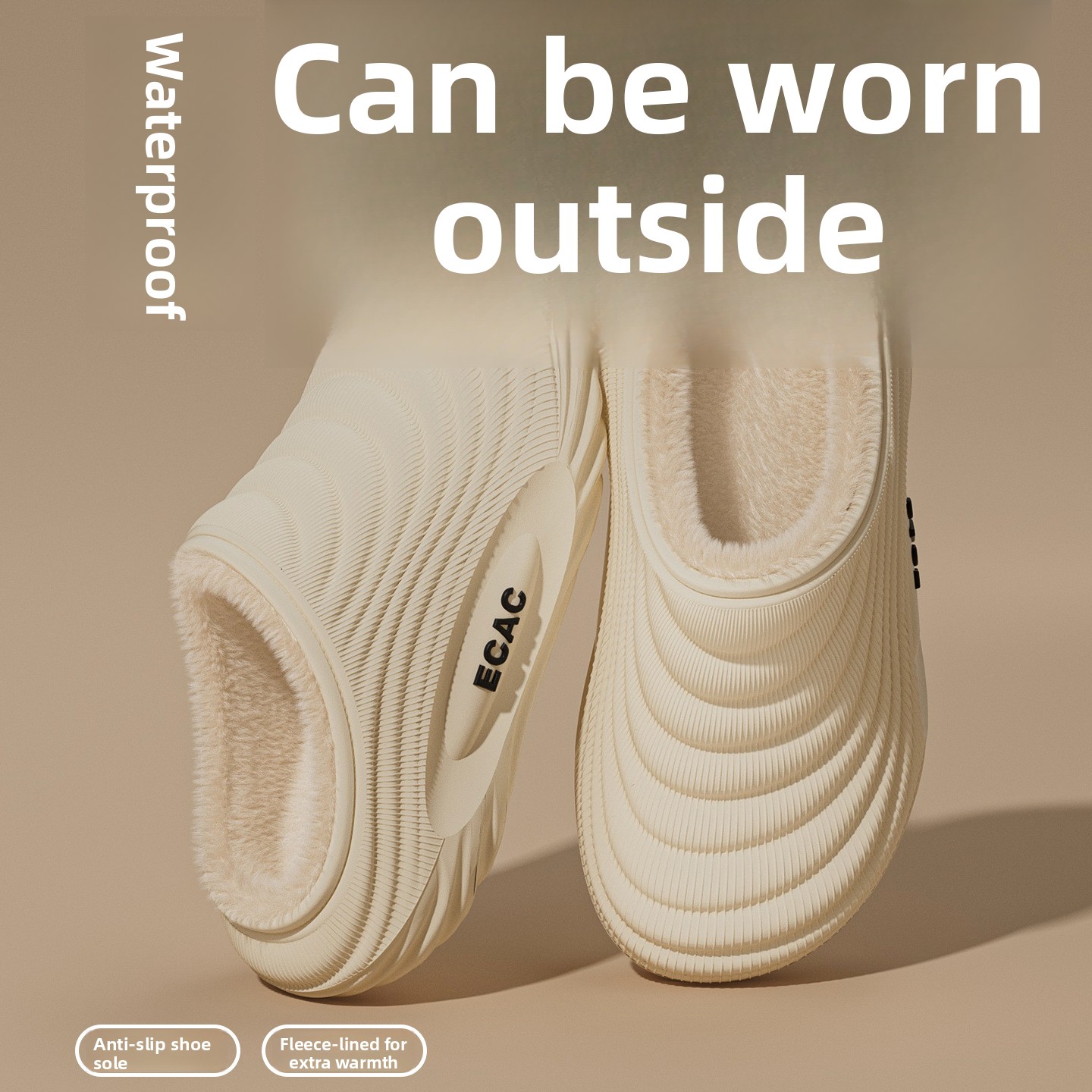 Warm Long Plush Waterproof Eva - Women'S Shoes Water Resistant 评论和价格