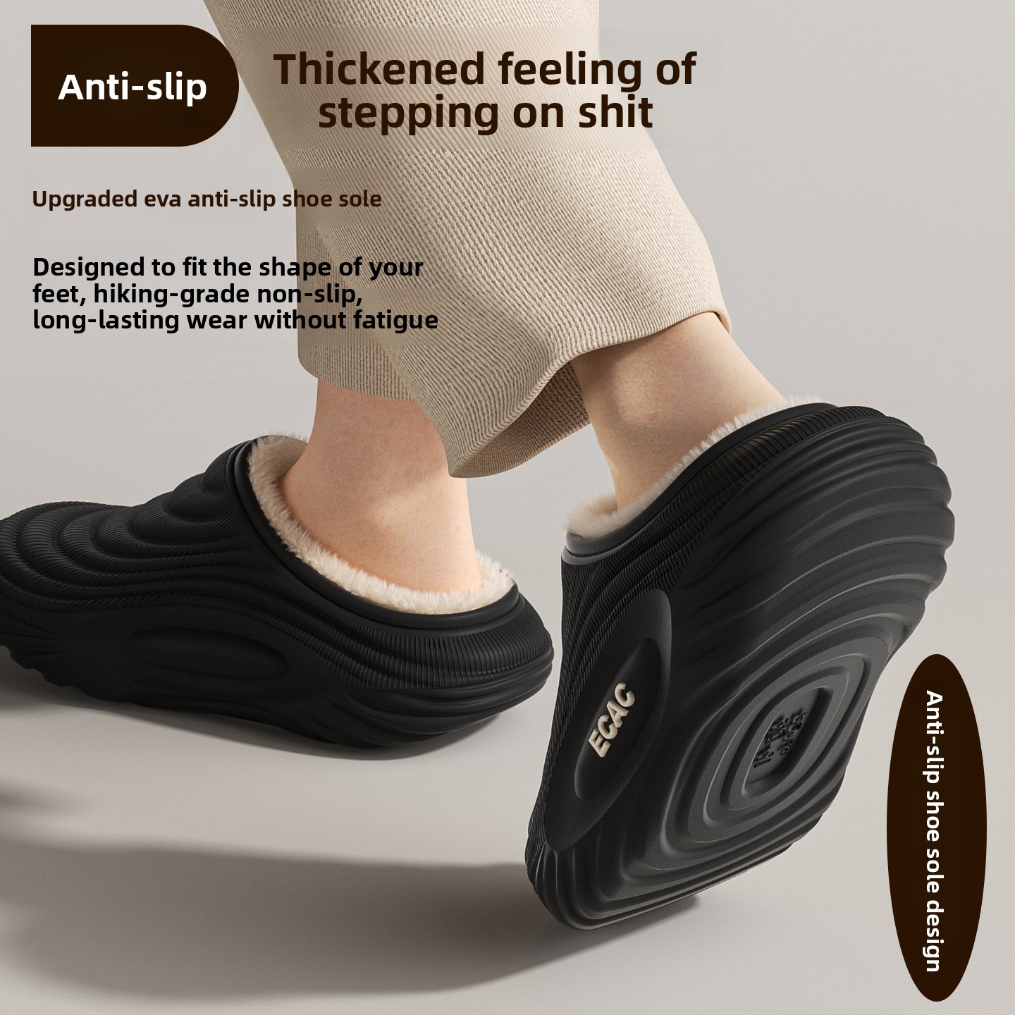 Warm Long Plush Waterproof Eva - Women'S Shoes Water Resistant 评论和价格