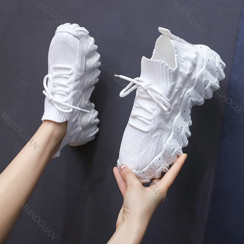 Women Chunky Sneakers Breathab - Women Shoes Store 评论和价格