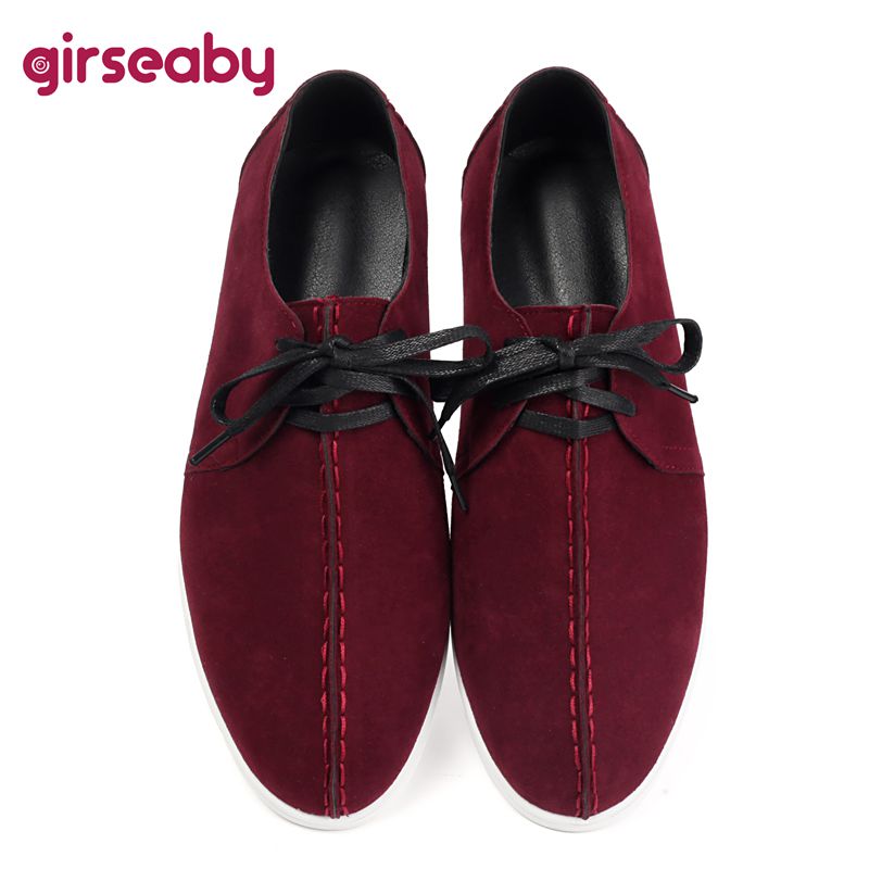 Girseaby Retro Men Male Shoes  - Women'S Shoes Extended Sizes 评论和价格
