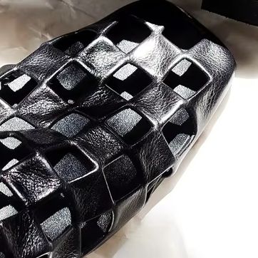 Women Black Caged Flat Sandals - Loafer Flat Women 评论和价格