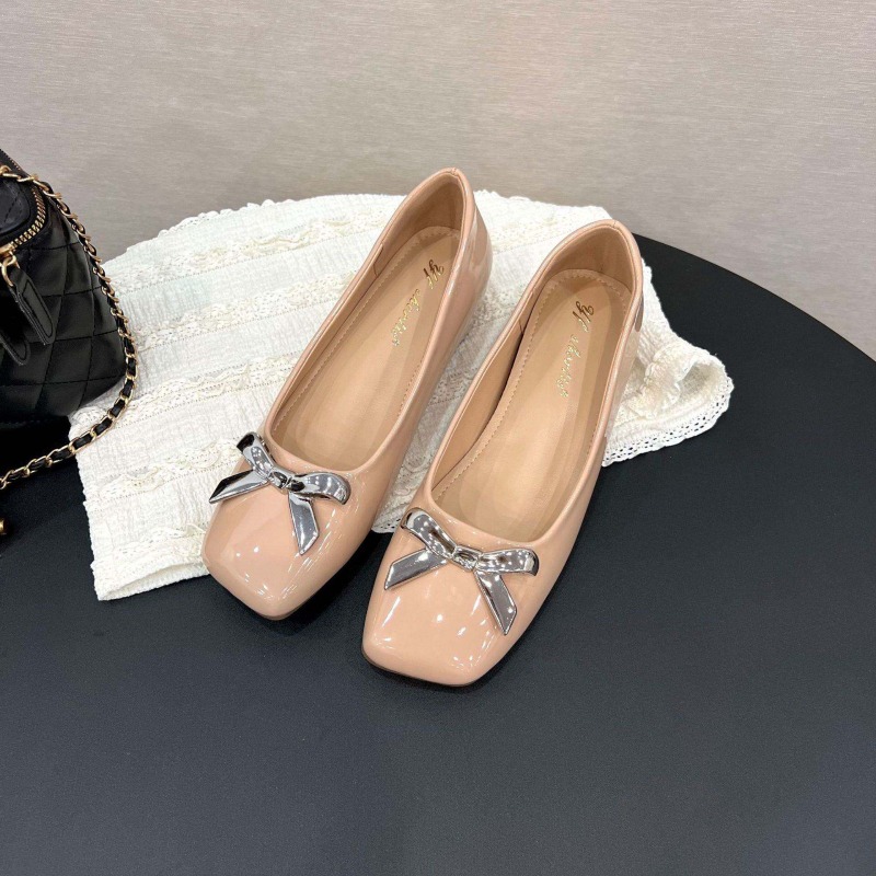 Art Style Bow Flat Shoes Women - Loafer Flat Women 评论和价格