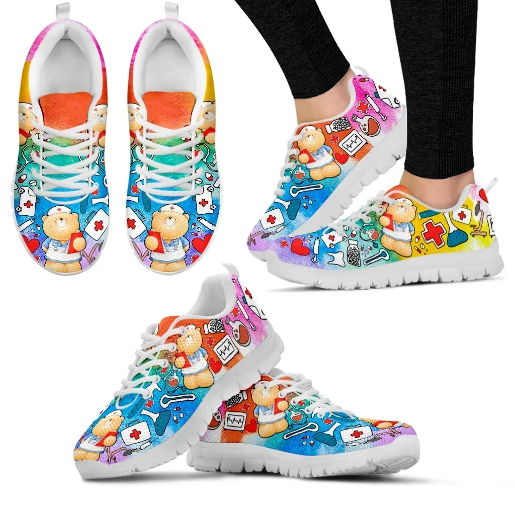 Cute Bear Nurse Shoes Gradient - Women'S Shoes Nursing 评论和价格