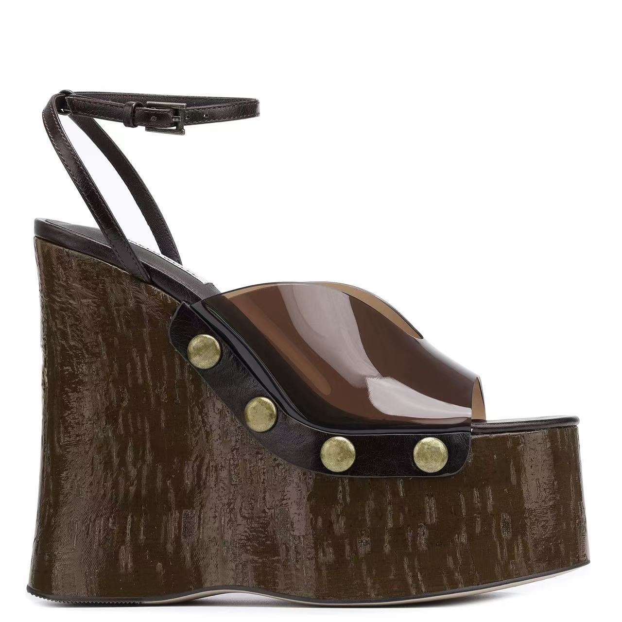 High-heeled 14 cm Thick-heeled - Women'S Shoes Water Resistant 评论和价格
