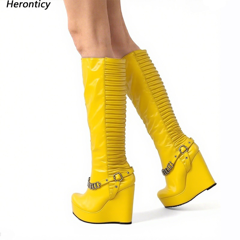 Heronticy Handmade Women Winte - Women'S Shoes Yellow 评论和价格