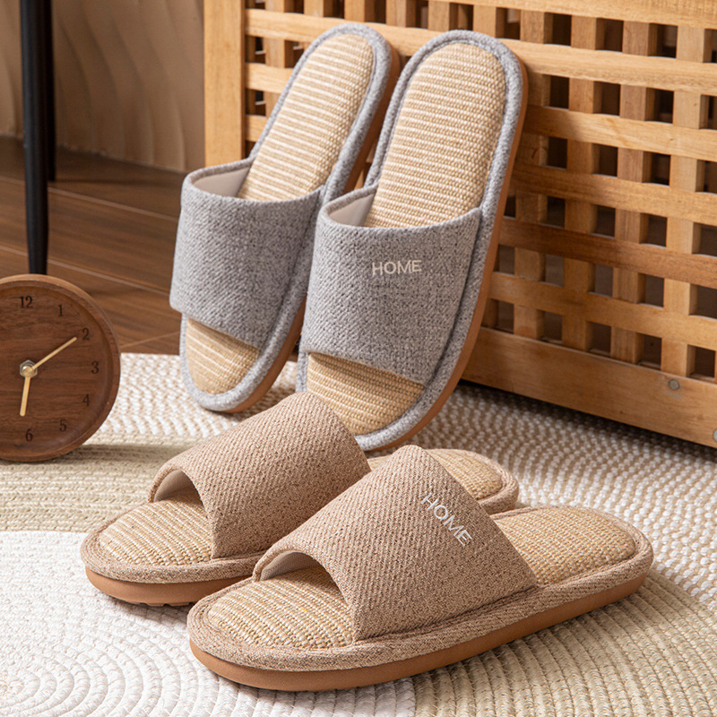 Linen Platform Women's Slipper - Loafer Flat Women 评论和价格