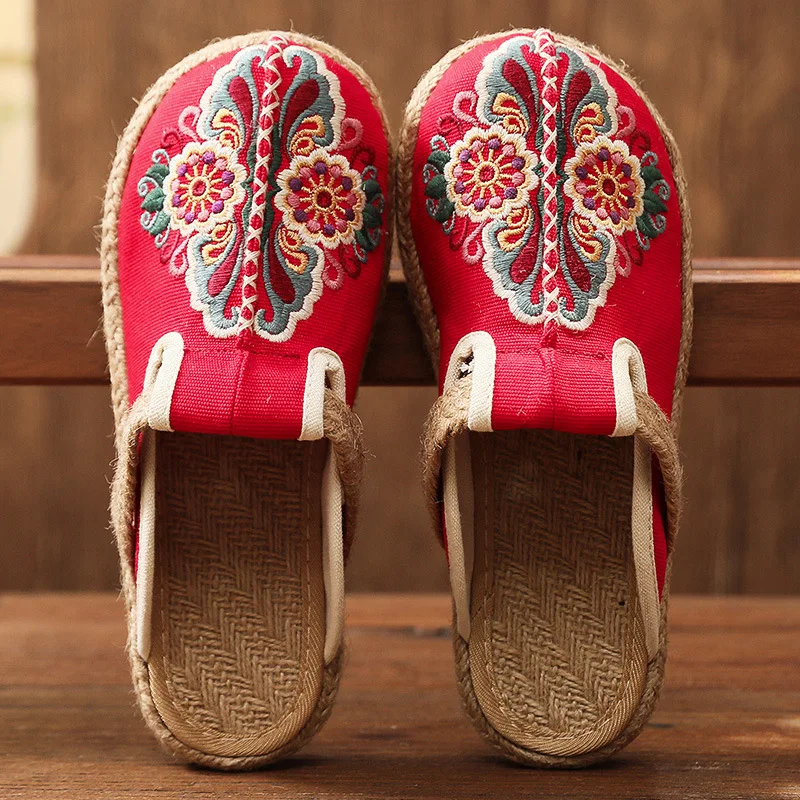 2024 Women Casual Linen Handma - Women'S Shoes Vegan 评论和价格