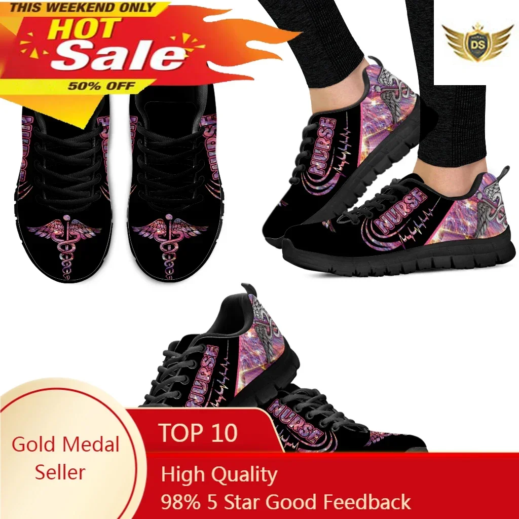Fashion Nurse Print Lightweigh - Women'S Shoes Nursing 评论和价格