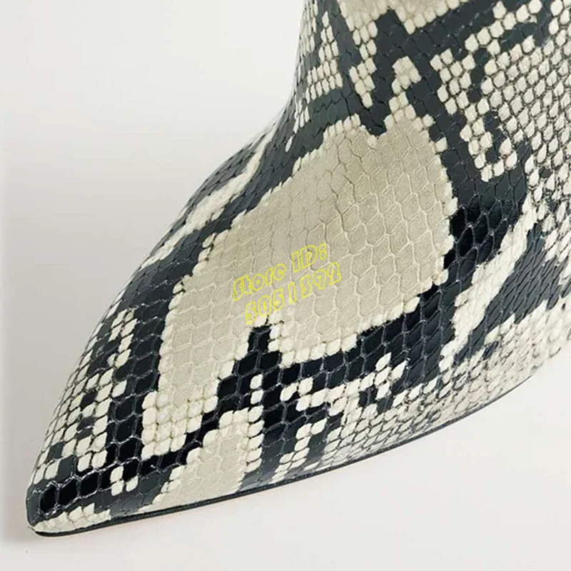 Mid Calf Vegan Snake Skin Boot - Women'S Shoes Vegan 评论和价格