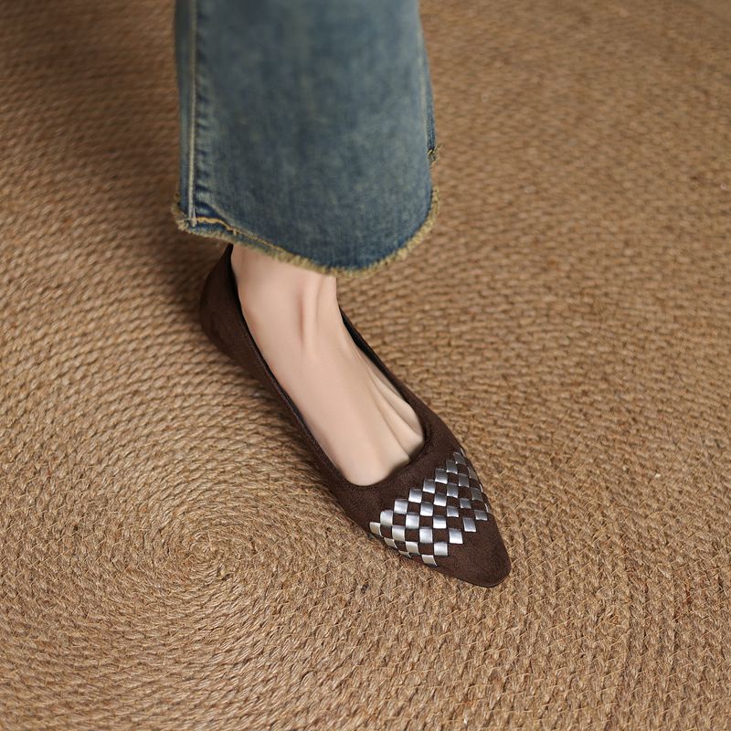 SIMLOVEYO 2026 New Flock Suede - Women'S Shoes Extended Sizes 评论和价格