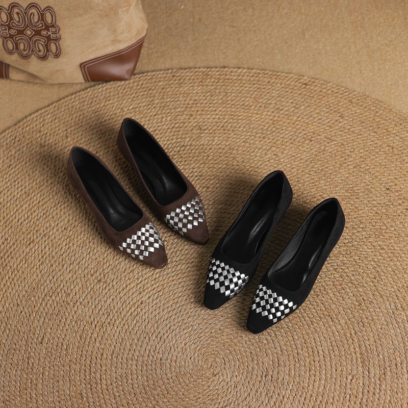 SIMLOVEYO 2026 New Flock Suede - Women'S Shoes Extended Sizes 评论和价格