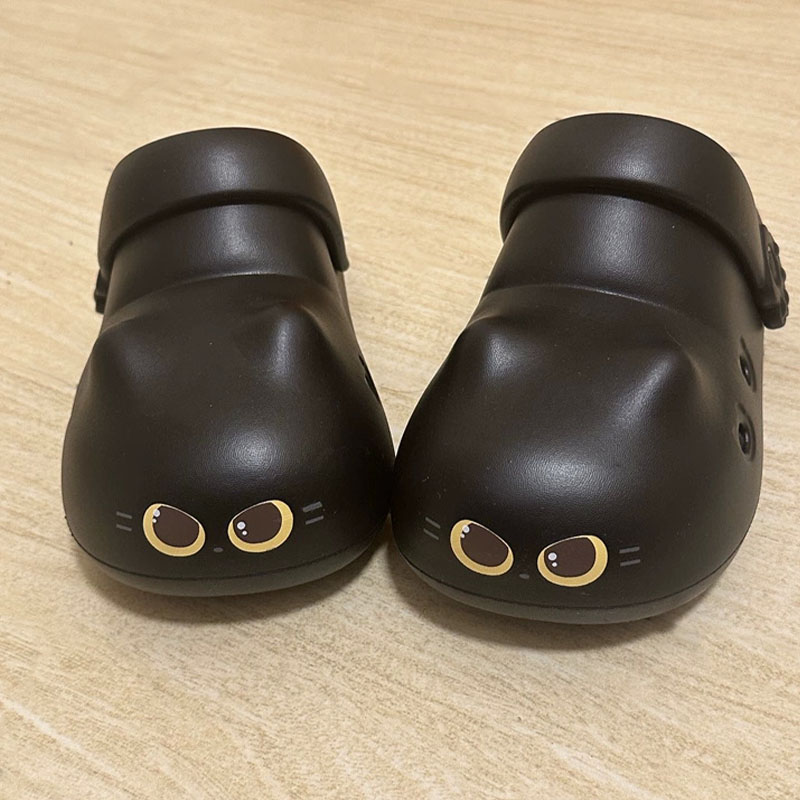New creative black cat slipper - Women Shoes Mules 评论和价格
