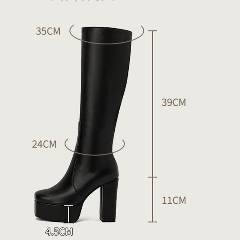 ORCHALISA Glam Ladies Knee Hig - Women'S Shoes Extended Sizes 评论和价格