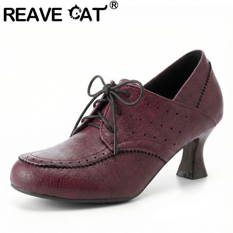 REAVE CAT Yellow Female Pumps  - Women'S Shoes Extended Sizes 评论和价格