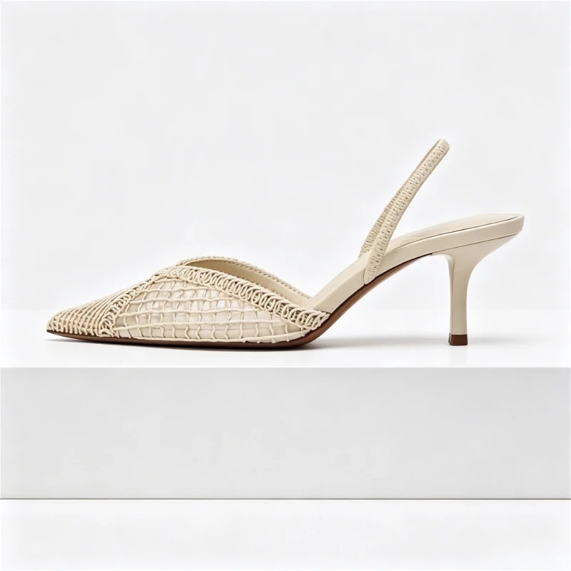 Mesh Woven Heeled Sandals Wome - Women Shoes Brands 评论和价格